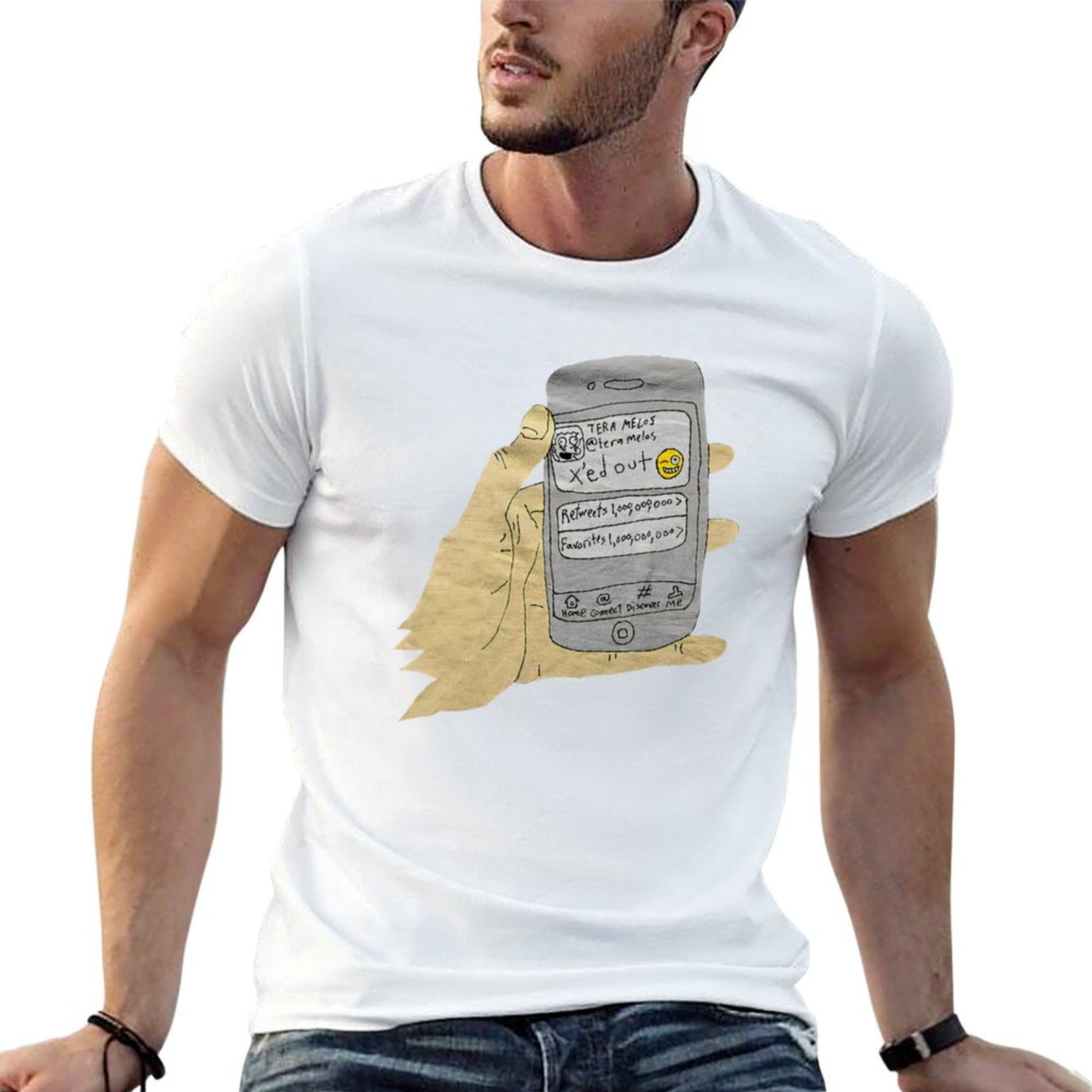Anime Merch Ideas - Футболка Tera Melos Merch X'ed Phone