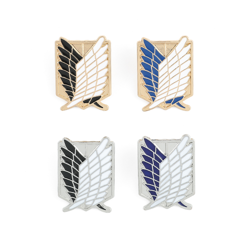Аниме-брошь «Атака Титанов»: Э – обзор и цена Enamel Pin Set